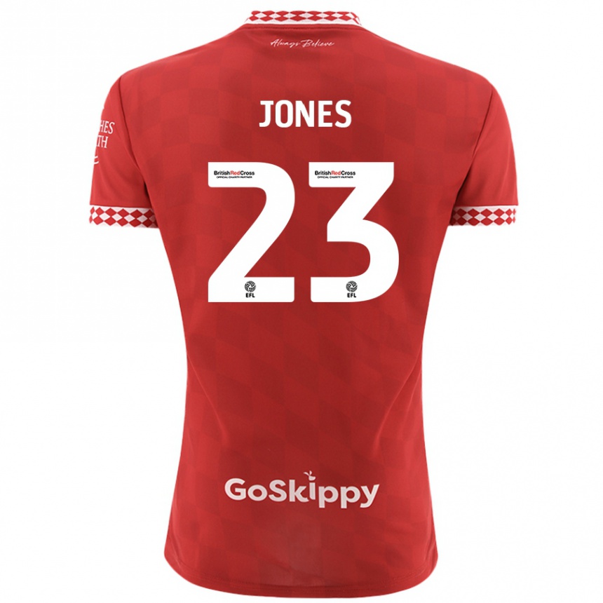 Niño Fútbol Camiseta Carrie Jones #23 Rojo 1ª Equipación 2024/25 Perú