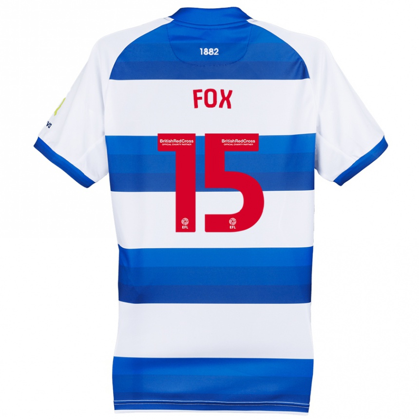 Niño Fútbol Camiseta Morgan Fox #15 Blanco Azul 1ª Equipación 2024/25 Perú