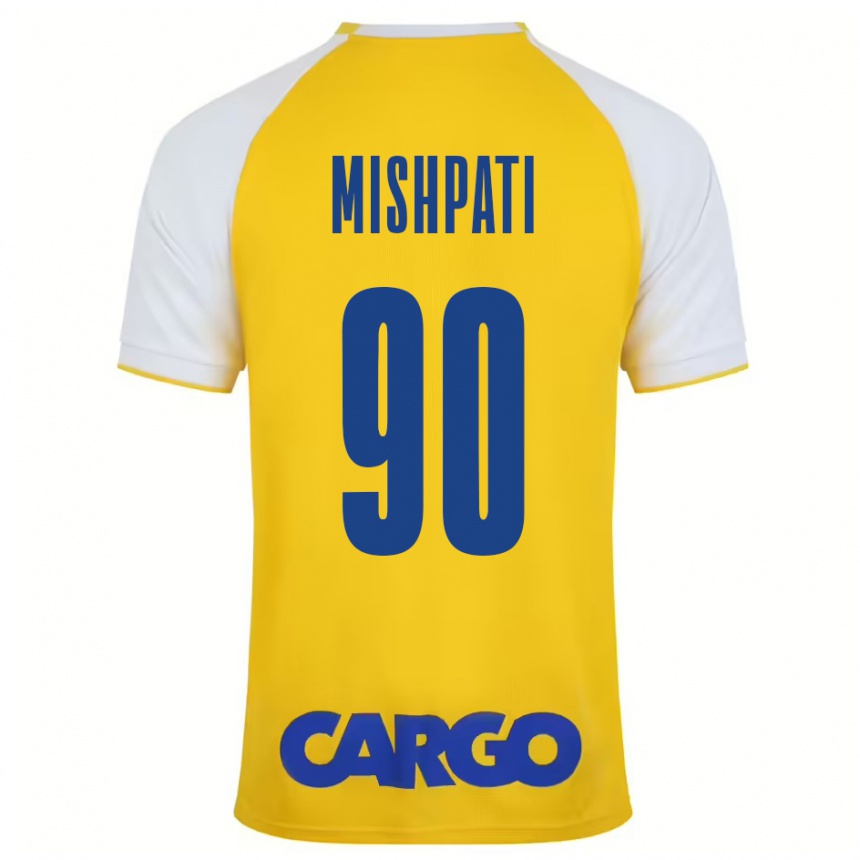 Niño Fútbol Camiseta Roi Mishpati #90 Amarillo Blanco 1ª Equipación 2024/25 Perú