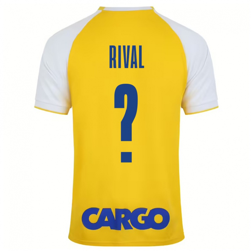 Niño Fútbol Camiseta Ran Rival #0 Amarillo Blanco 1ª Equipación 2024/25 Perú