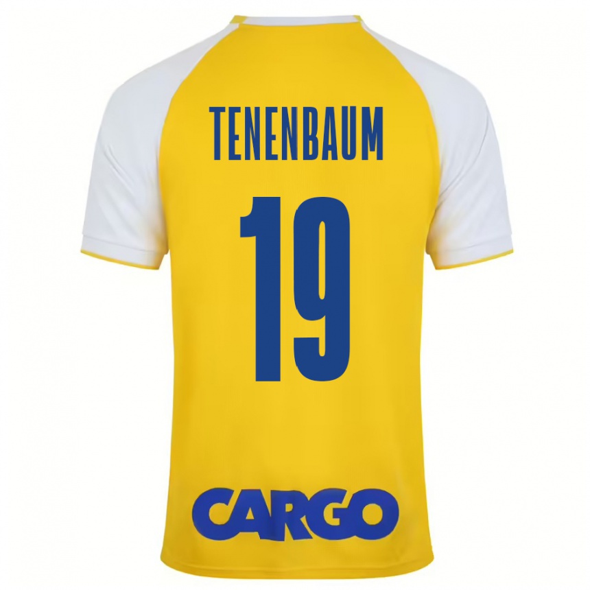 Niño Fútbol Camiseta Daniel Tenenbaum #19 Amarillo Blanco 1ª Equipación 2024/25 Perú