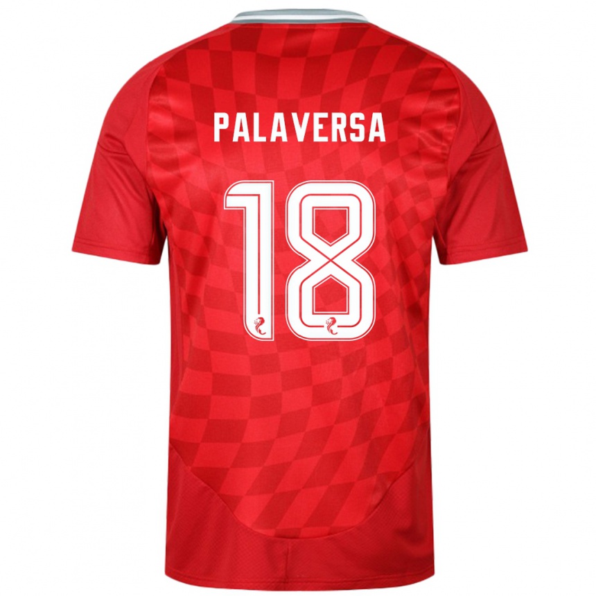 Niño Fútbol Camiseta Ante Palaversa #18 Rojo 1ª Equipación 2024/25 Perú