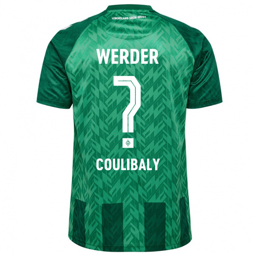 Niño Fútbol Camiseta Karim Coulibaly #0 Verde 1ª Equipación 2024/25 Perú