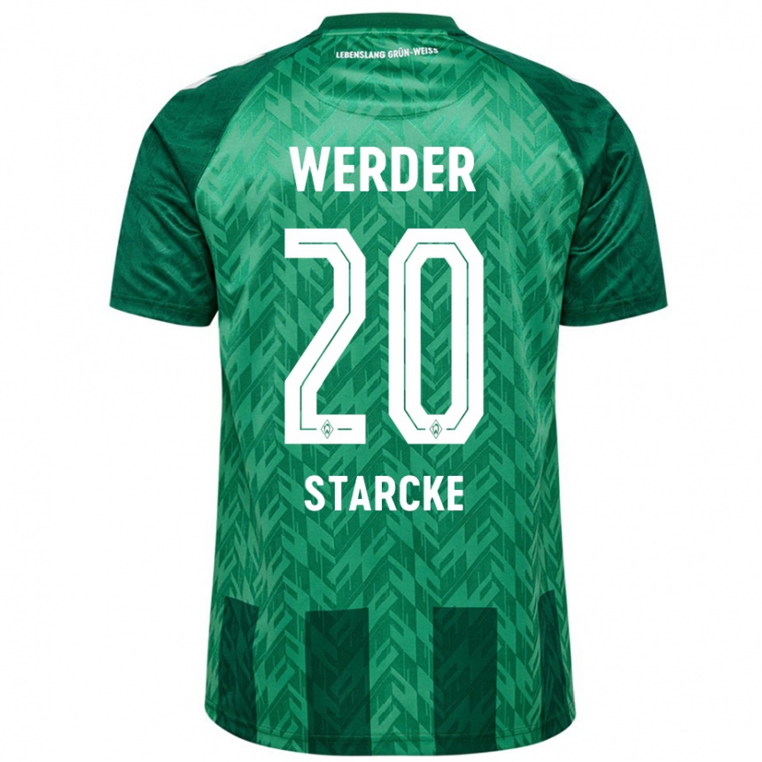 Niño Fútbol Camiseta Bennet Starcke #20 Verde 1ª Equipación 2024/25 Perú