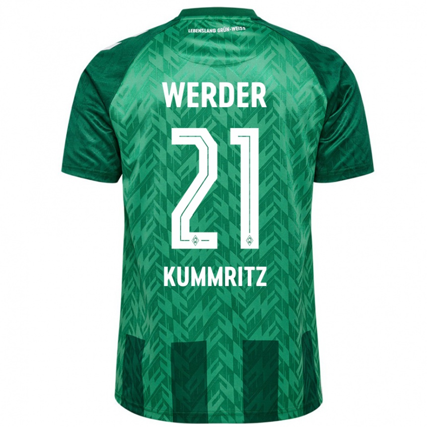 Niño Fútbol Camiseta Liam Kümmritz #21 Verde 1ª Equipación 2024/25 Perú