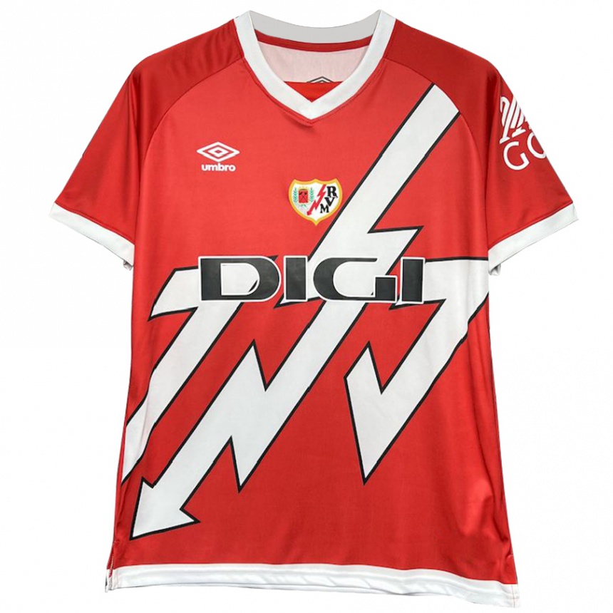 Niño Fútbol Camiseta Zidan Miah #0 Blanco Rojo 1ª Equipación 2024/25 Perú