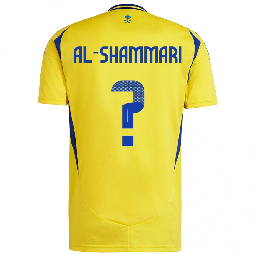 Niño Fútbol Camiseta Mansour Al-Shammari #0 Amarillo Azul 1ª Equipación 2024/25 Perú