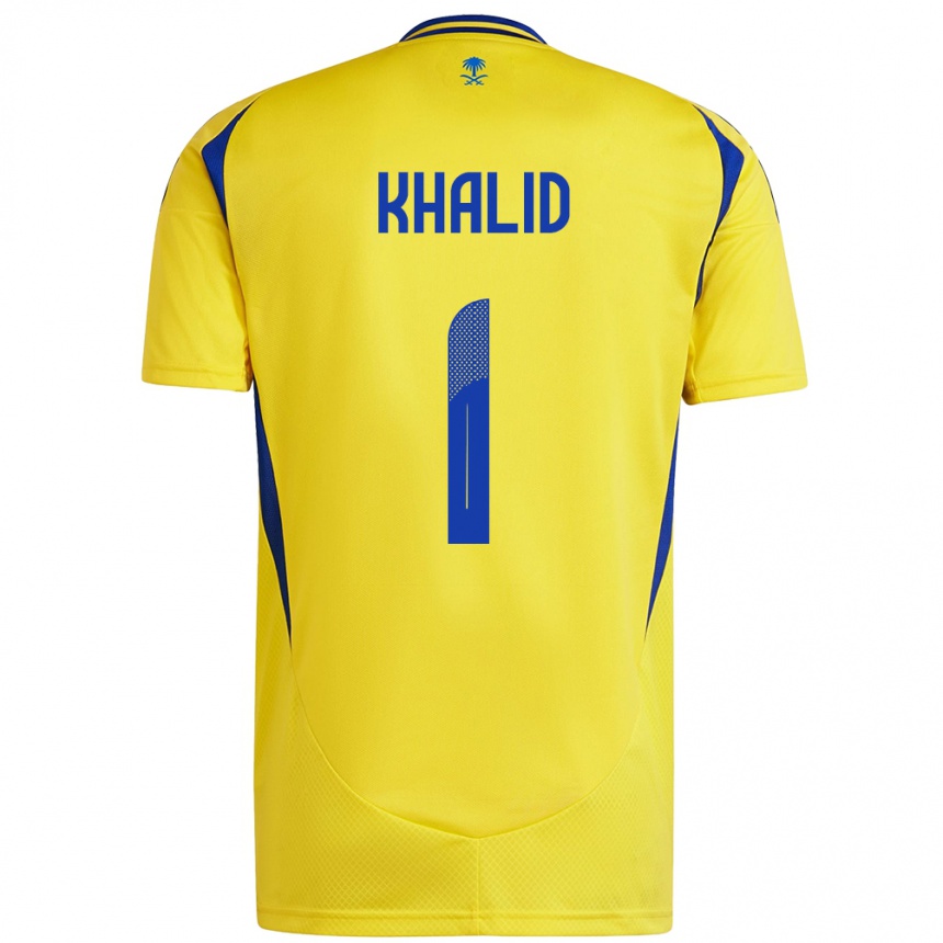 Niño Fútbol Camiseta Sara Khalid #1 Amarillo Azul 1ª Equipación 2024/25 Perú