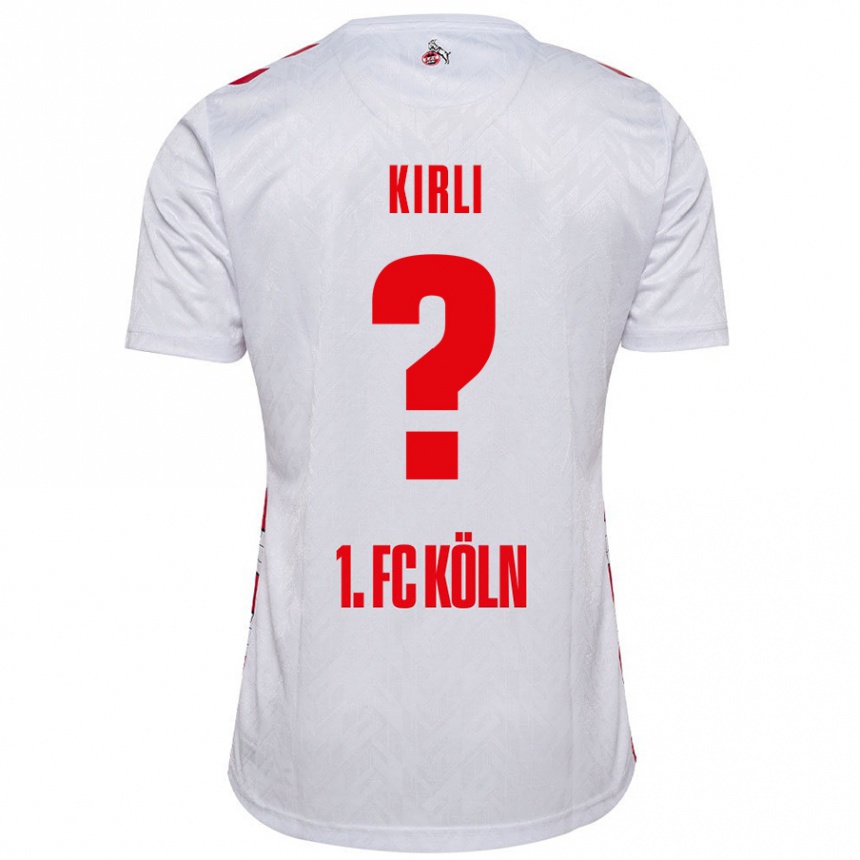 Niño Fútbol Camiseta Celil-Noah Kirli #0 Blanco Rojo 1ª Equipación 2024/25 Perú