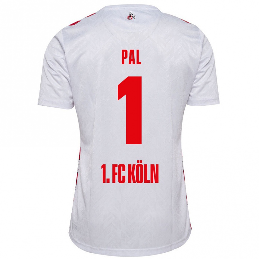 Niño Fútbol Camiseta Jasmin Pal #1 Blanco Rojo 1ª Equipación 2024/25 Perú