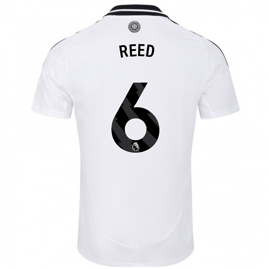 Niño Fútbol Camiseta Harrison Reed #6 Blanco 1ª Equipación 2024/25 Perú