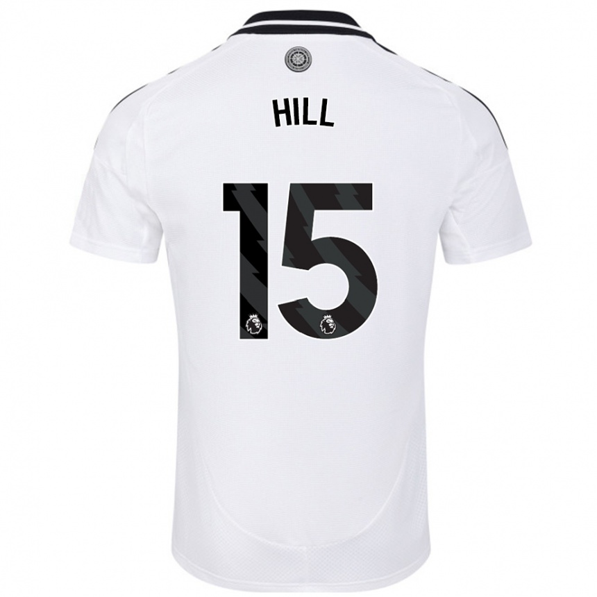 Niño Fútbol Camiseta Anisha Hill #15 Blanco 1ª Equipación 2024/25 Perú