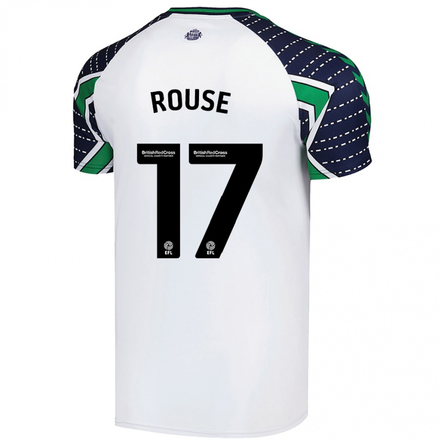 Niño Fútbol Camiseta Mollie Rouse #17 Blanco 2ª Equipación 2024/25 Perú