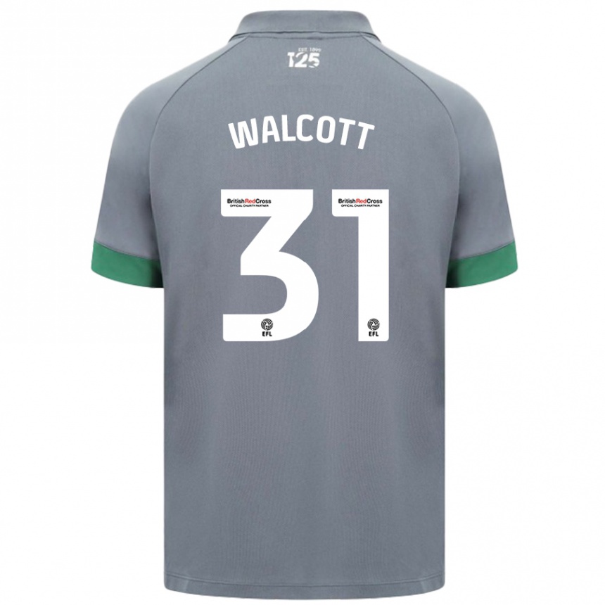 Niño Fútbol Camiseta Malachi Fagan Walcott #31 Gris Oscuro 2ª Equipación 2024/25 Perú