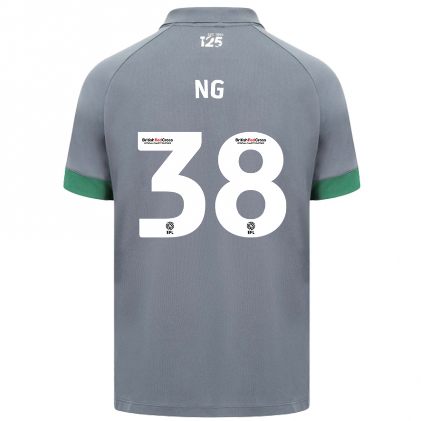 Niño Fútbol Camiseta Perry Ng #38 Gris Oscuro 2ª Equipación 2024/25 Perú