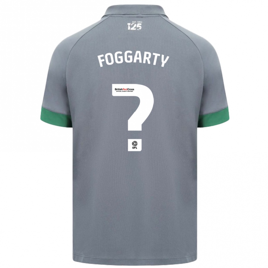 Niño Fútbol Camiseta Corey Foggarty #0 Gris Oscuro 2ª Equipación 2024/25 Perú