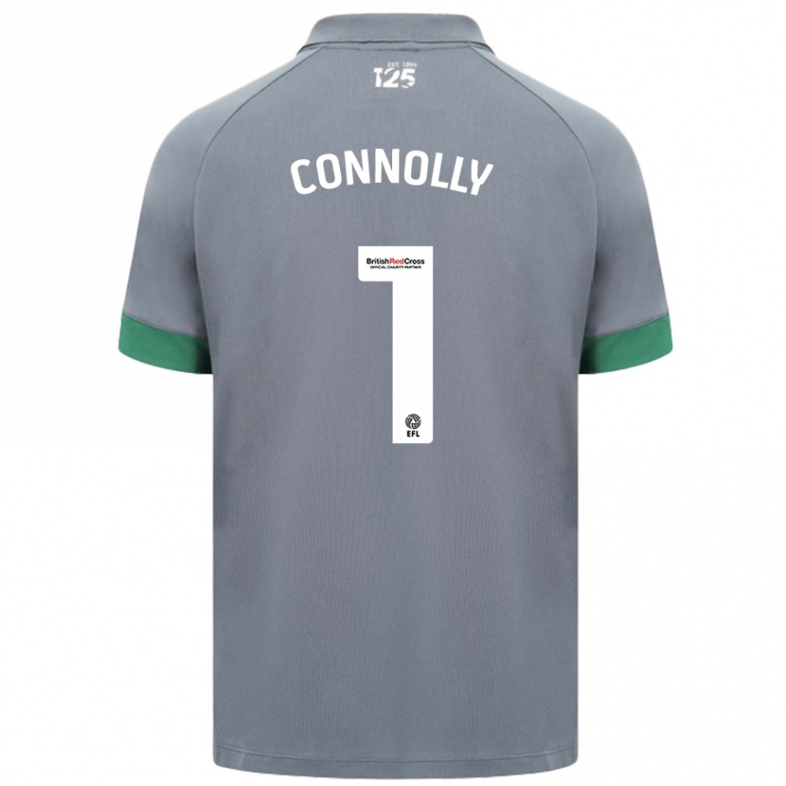 Niño Fútbol Camiseta Daisy Connolly #1 Gris Oscuro 2ª Equipación 2024/25 Perú