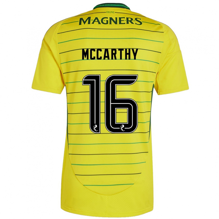 Niño Fútbol Camiseta James Mccarthy #16 Amarillo 2ª Equipación 2024/25 Perú