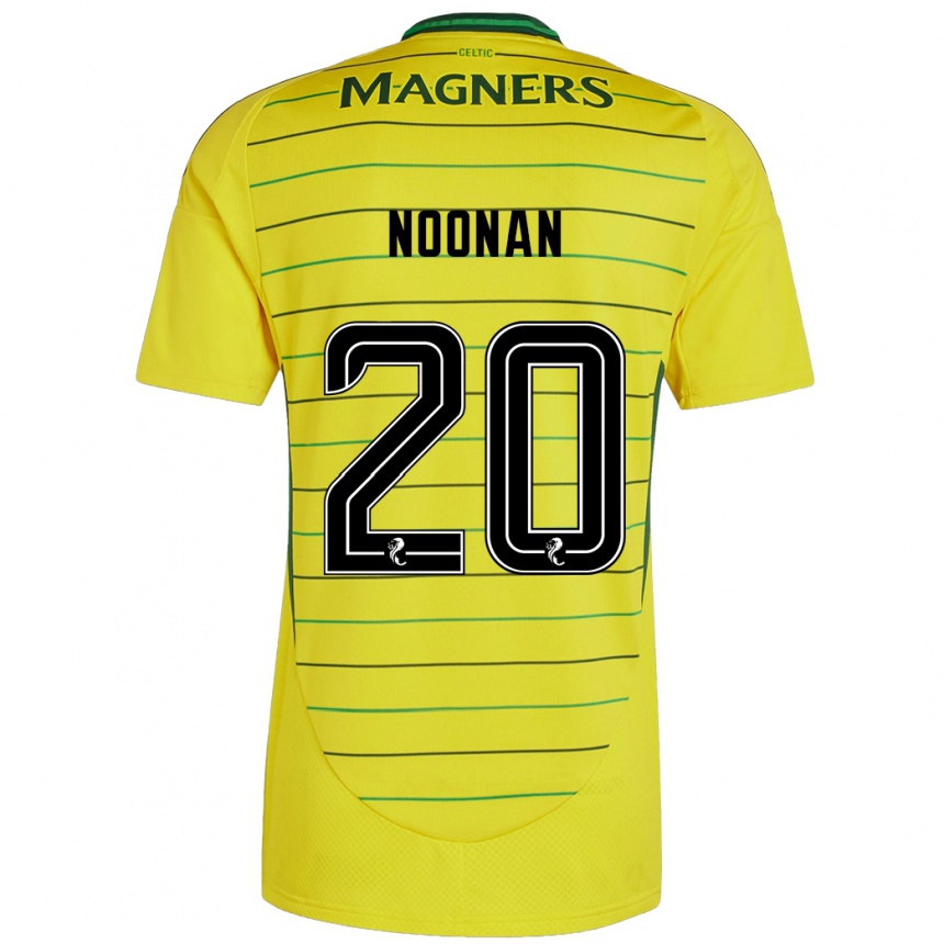 Niño Fútbol Camiseta Saoirse Noonan #20 Amarillo 2ª Equipación 2024/25 Perú