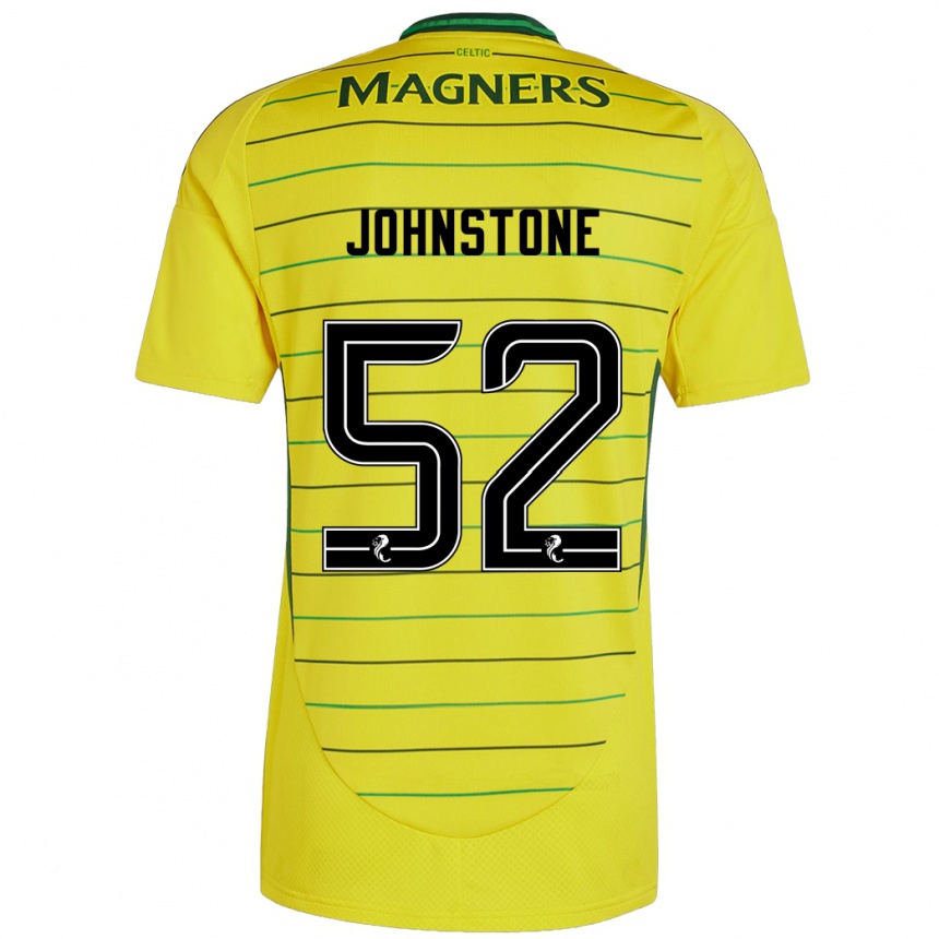 Niño Fútbol Camiseta Rachael Johnstone #52 Amarillo 2ª Equipación 2024/25 Perú