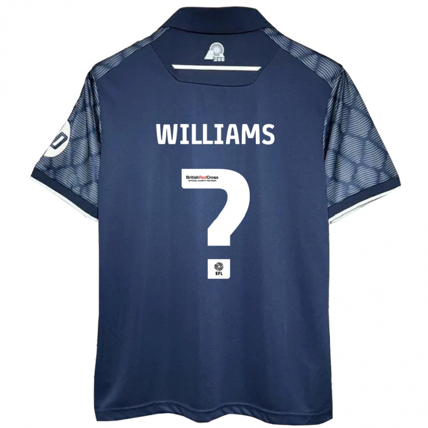 Niño Fútbol Camiseta Sam Williams #0 Negro 2ª Equipación 2024/25 Perú