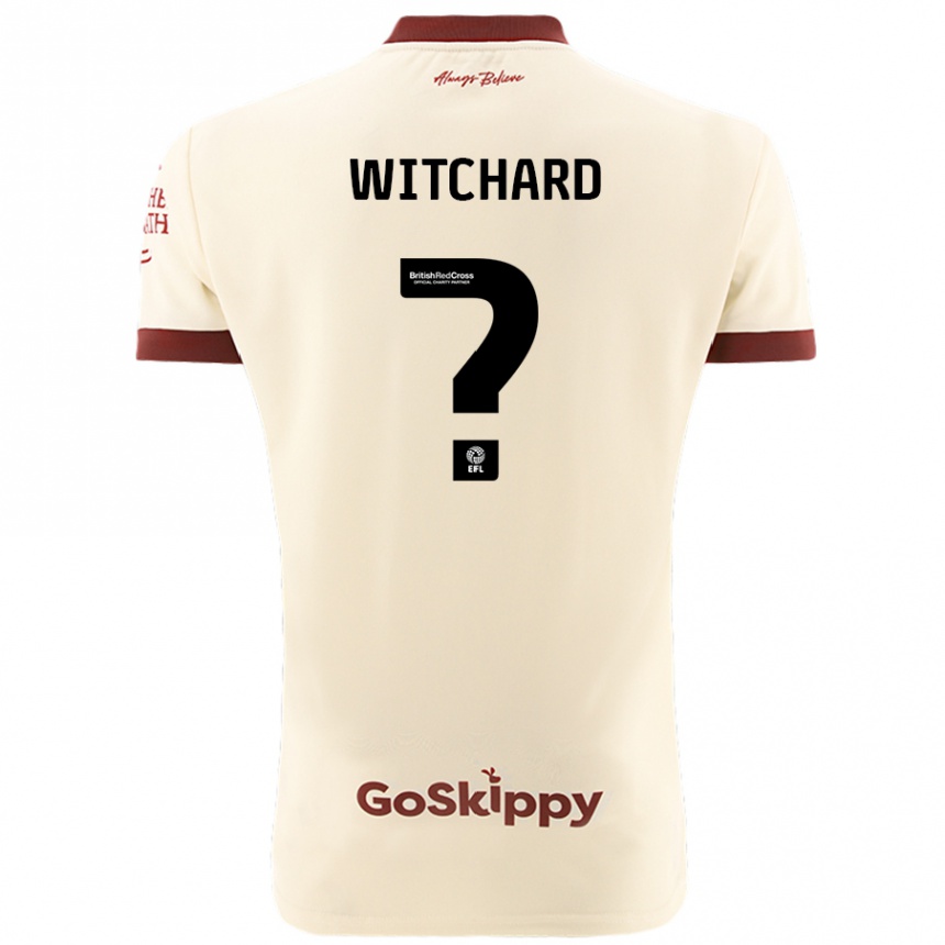 Niño Fútbol Camiseta Jack Witchard #0 Crema Blanco 2ª Equipación 2024/25 Perú