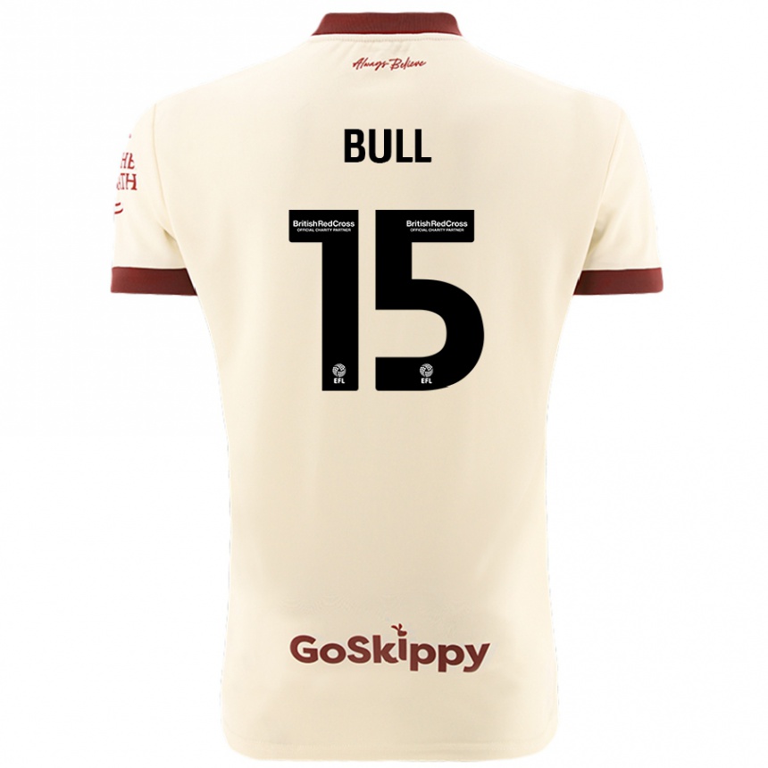 Niño Fútbol Camiseta Jasmine Bull #15 Crema Blanco 2ª Equipación 2024/25 Perú