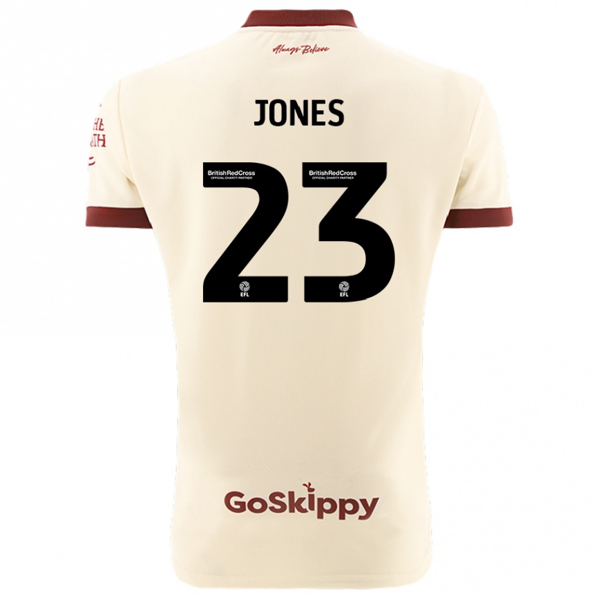 Niño Fútbol Camiseta Carrie Jones #23 Crema Blanco 2ª Equipación 2024/25 Perú