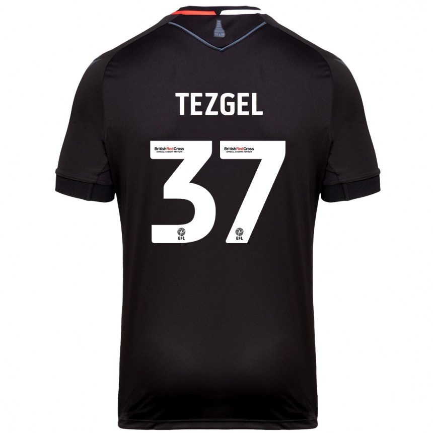 Niño Fútbol Camiseta Emre Tezgel #37 Negro 2ª Equipación 2024/25 Perú