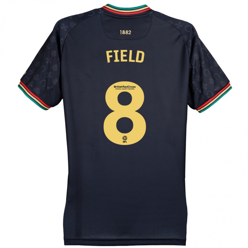 Niño Fútbol Camiseta Sam Field #8 Azul Marino Oscuro 2ª Equipación 2024/25 Perú