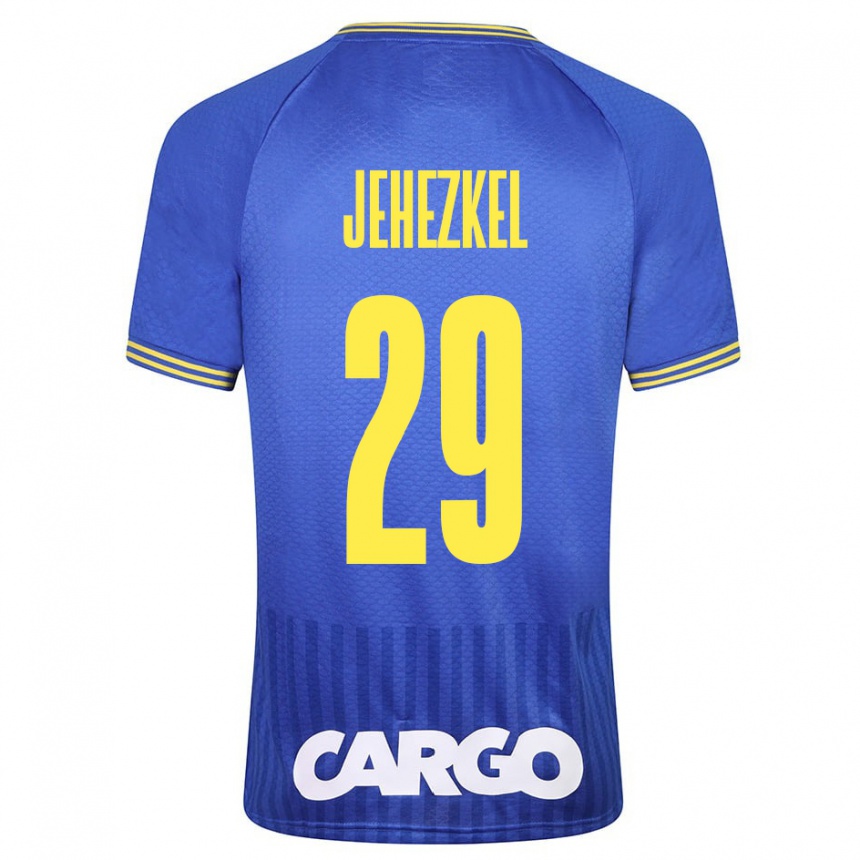 Niño Fútbol Camiseta Sagiv Jehezkel #29 Blanco 2ª Equipación 2024/25 Perú