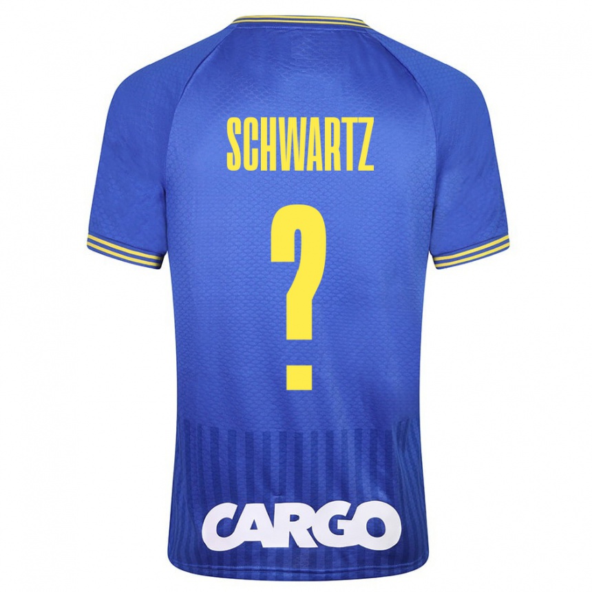 Niño Fútbol Camiseta Noam Schwartz #0 Blanco 2ª Equipación 2024/25 Perú