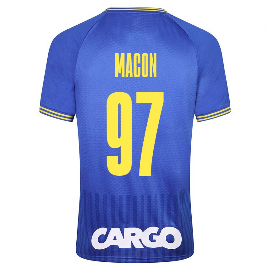 Niño Fútbol Camiseta Yvann Maçon #97 Blanco 2ª Equipación 2024/25 Perú