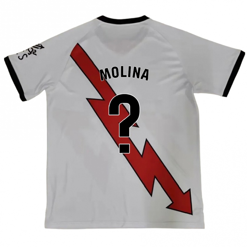 Niño Fútbol Camiseta Adrián Molina #0 Rojo 2ª Equipación 2024/25 Perú