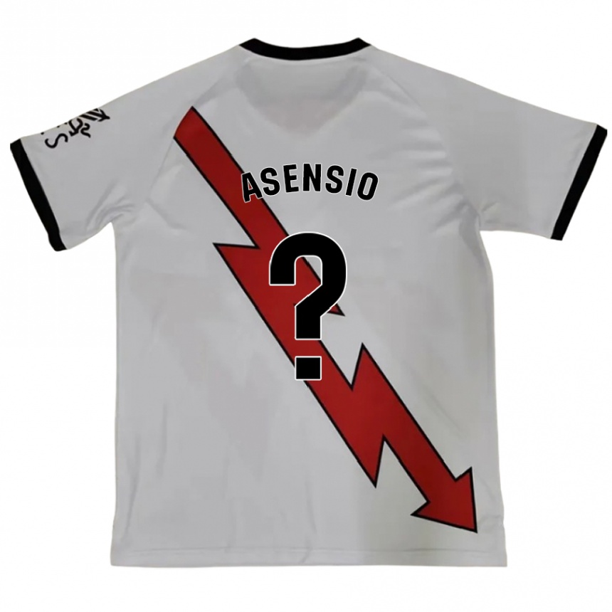 Niño Fútbol Camiseta Santi Asensio #0 Rojo 2ª Equipación 2024/25 Perú