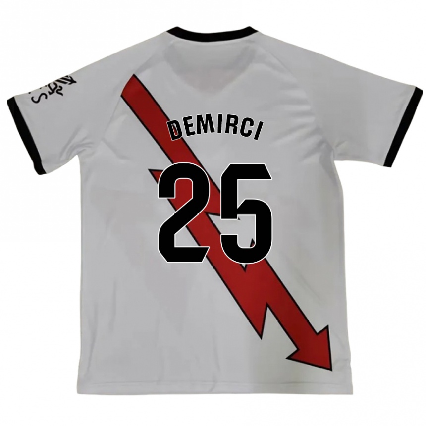 Niño Fútbol Camiseta Mert Demirci #25 Rojo 2ª Equipación 2024/25 Perú