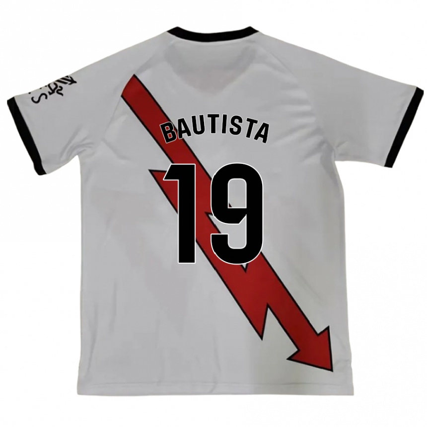 Niño Fútbol Camiseta Carla Bautista #19 Rojo 2ª Equipación 2024/25 Perú