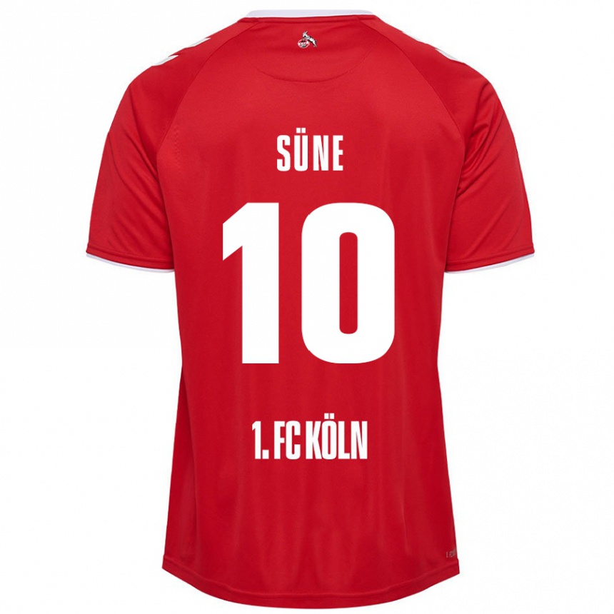 Niño Fútbol Camiseta Arda Süne #10 Rojo Blanco 2ª Equipación 2024/25 Perú