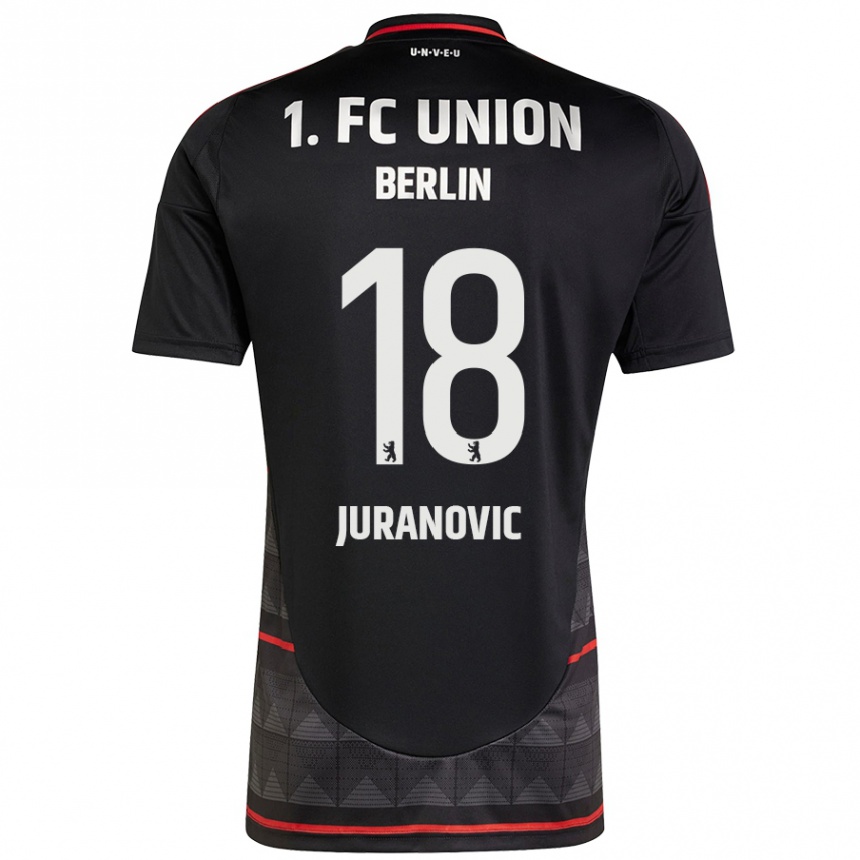 Niño Fútbol Camiseta Josip Juranovic #18 Negro 2ª Equipación 2024/25 Perú