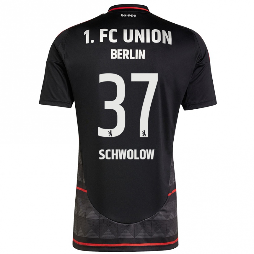 Niño Fútbol Camiseta Alexander Schwolow #37 Negro 2ª Equipación 2024/25 Perú