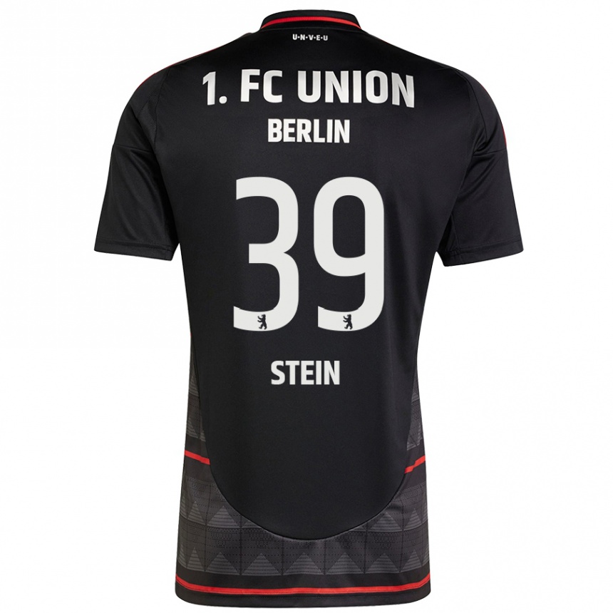 Niño Fútbol Camiseta Yannic Stein #39 Negro 2ª Equipación 2024/25 Perú