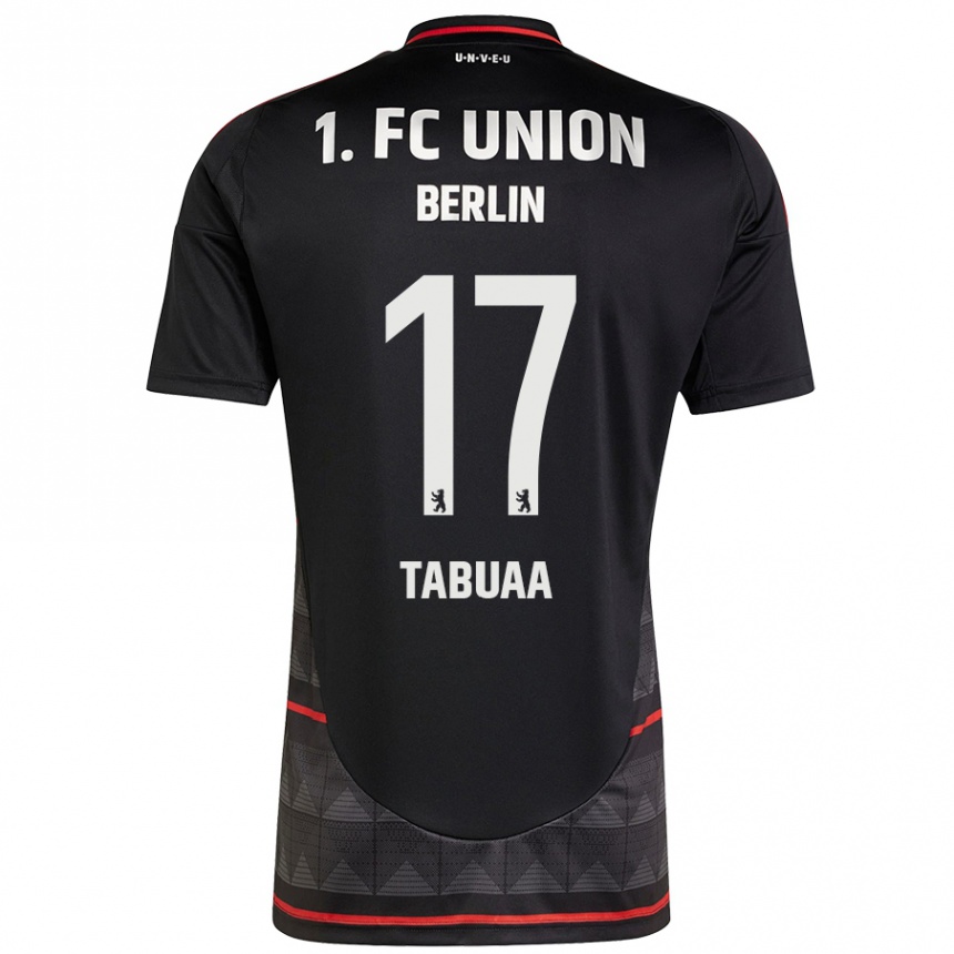 Niño Fútbol Camiseta Stephen Tabuaa #17 Negro 2ª Equipación 2024/25 Perú