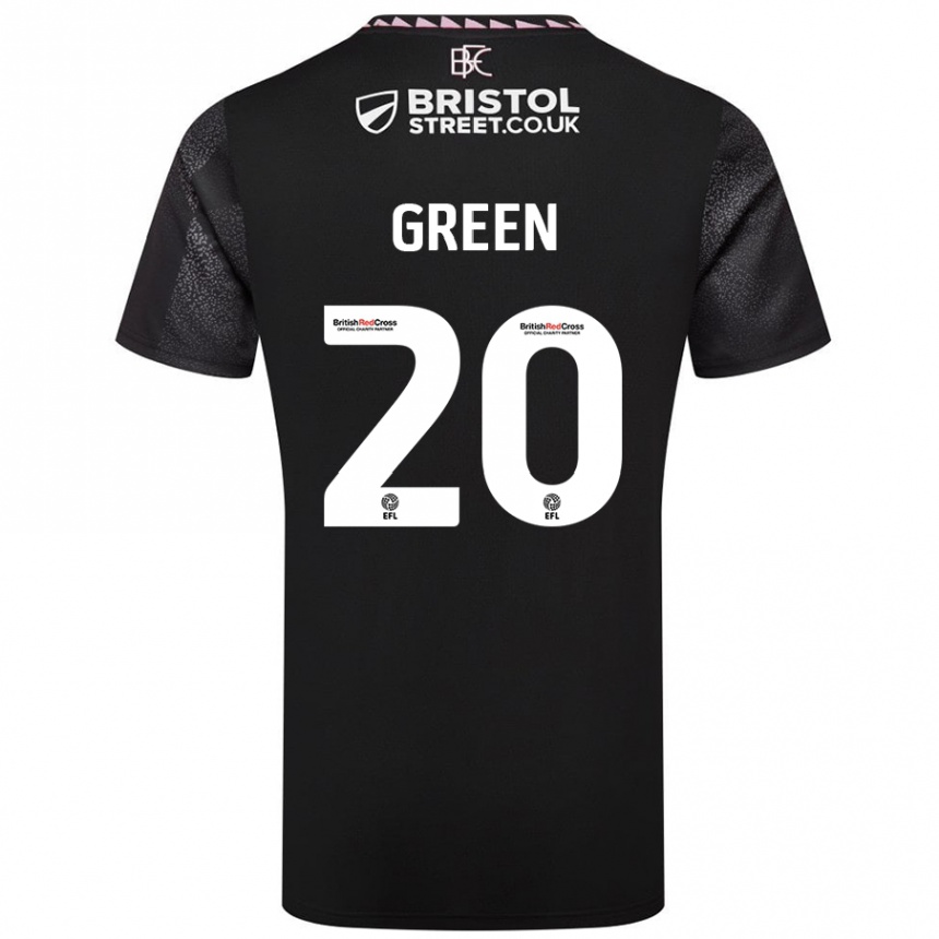 Niño Fútbol Camiseta Etienne Green #20 Negro 2ª Equipación 2024/25 Perú