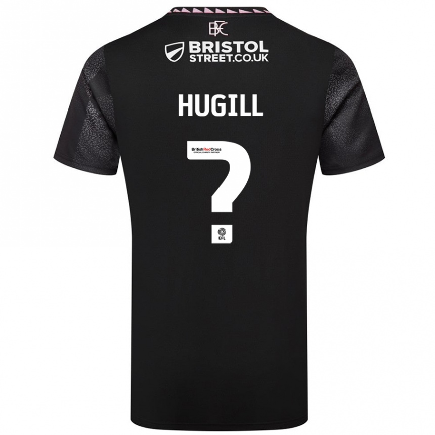 Niño Fútbol Camiseta Will Hugill #0 Negro 2ª Equipación 2024/25 Perú