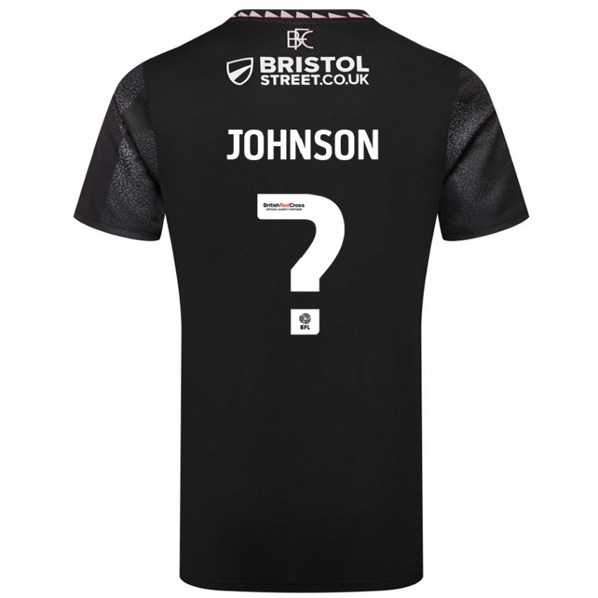 Niño Fútbol Camiseta Zach Johnson #0 Negro 2ª Equipación 2024/25 Perú