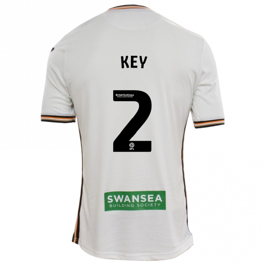 Hombre Fútbol Camiseta Josh Key #2 Blanco 1ª Equipación 2024/25 Perú