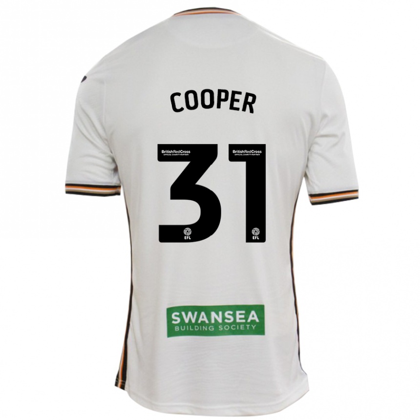 Hombre Fútbol Camiseta Oliver Cooper #31 Blanco 1ª Equipación 2024/25 Perú