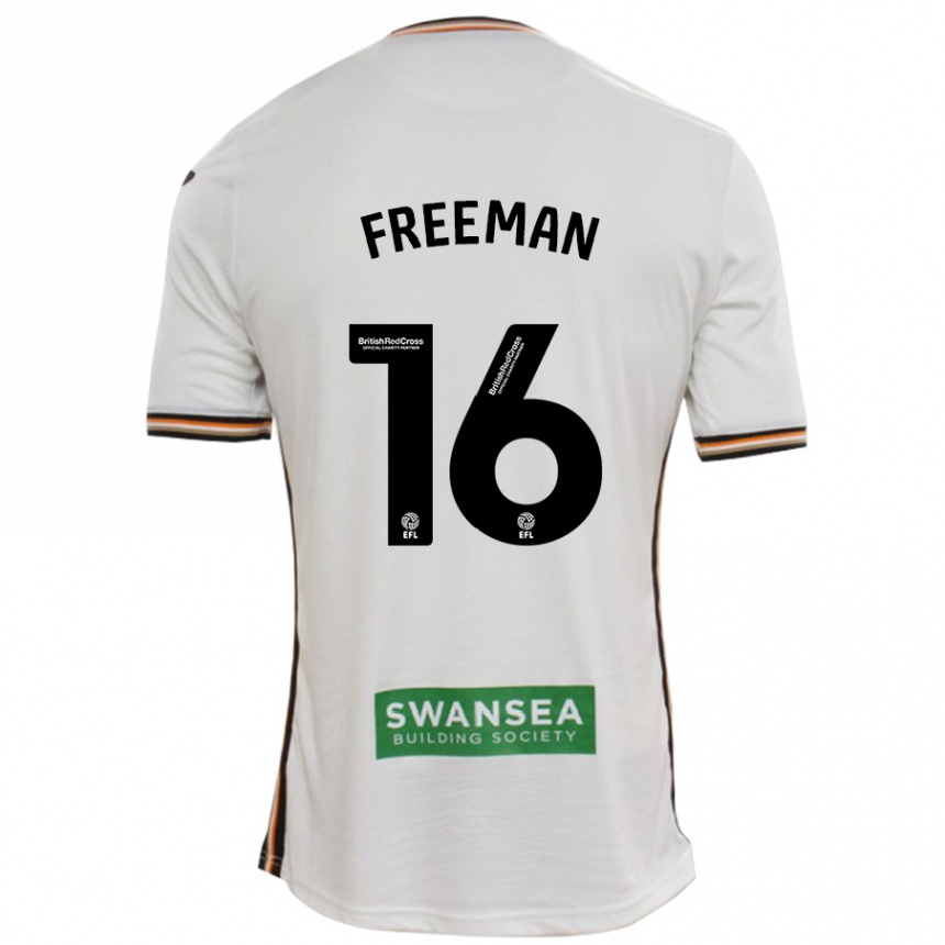 Hombre Fútbol Camiseta Emily Freeman #16 Blanco 1ª Equipación 2024/25 Perú