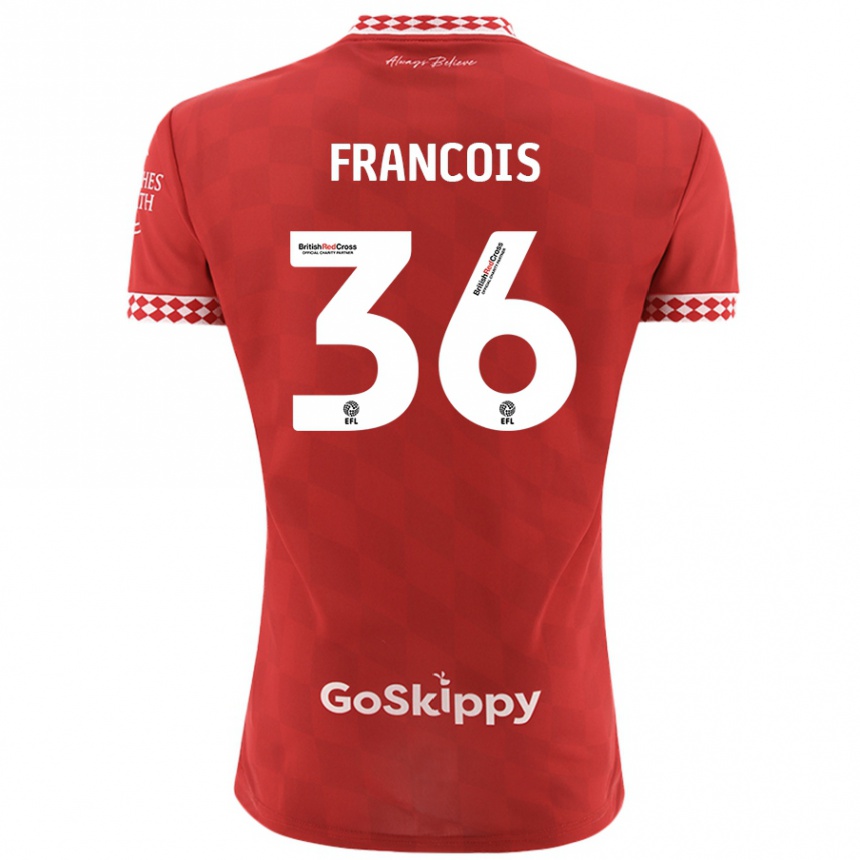 Hombre Fútbol Camiseta Marlee Francois #36 Rojo 1ª Equipación 2024/25 Perú