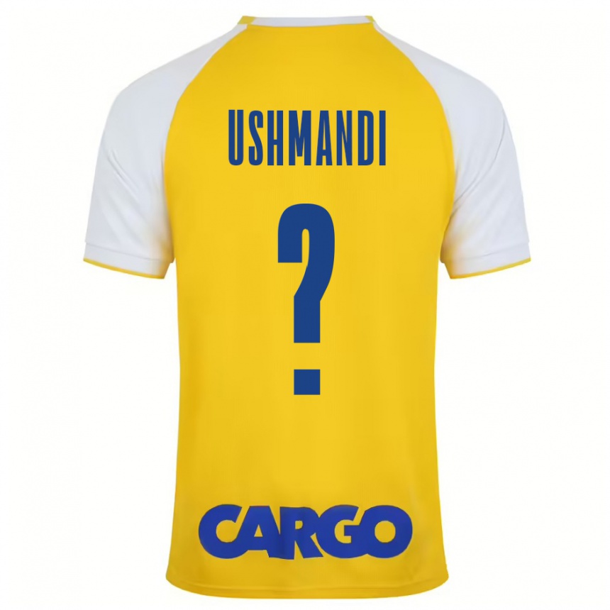 Hombre Fútbol Camiseta Anar Ushmandi #0 Amarillo Blanco 1ª Equipación 2024/25 Perú